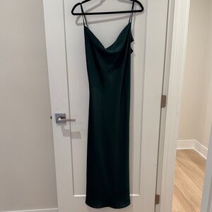 Chic Dark Green Maxi Dress
